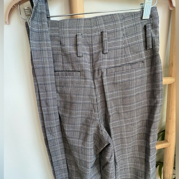 Plaid high waisted wide leg pants - Picture 3 of 4